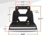 6 mm Aluminum Kayak Transom Trolling Motor Mount, 3.75 × 4.75-Inch Pattern – view 7