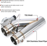 3-Inch 304 Stainless Steel Exhaust Valve Kit with Control Components – view 3