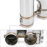 3-Inch 304 Stainless Steel Exhaust Pipe Kit, 2 Pieces – view 3