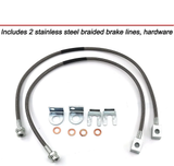 89702 26-Inch Front Stainless Brake Lines for Jeep TJ YJ XJ – view 4