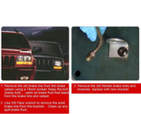 89702 26-Inch Front Stainless Brake Lines for Jeep TJ YJ XJ – view 5