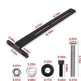Golf Cart Soundbar Roof T-Bracket Kit for SE18 SE26 SEB26 SEDS32 – view 3