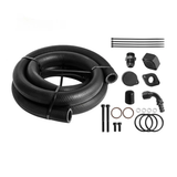 Ford 6.7L Powerstroke engine ventilation kit and included hardware