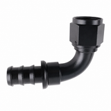 Engine ventilation elbow fitting close-up
