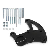 Black R4 High-Mount A/C Compressor Bracket for Compatible GM LS Trucks – view 1