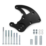 Black R4 High-Mount A/C Compressor Bracket for Compatible GM LS Trucks – view 2