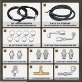 Hydraulic Brake Assist Steering Hose & Fitting Kit for Hydroboost-Style Systems – view 8