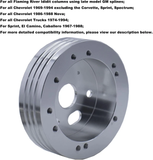 Polished 5- & 6-Hole Steering Wheel Hub Adapter for Compatible GM Splines – view 4