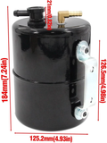 63010 Steel Vacuum Reserve Canister, Black, 5 × 7 Inches – view 2