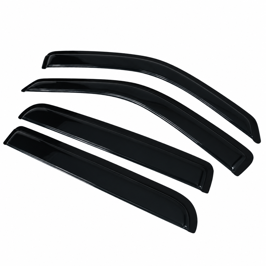 2002–2010 Ford Explorer / Mountaineer Smoke Window Visors on white background