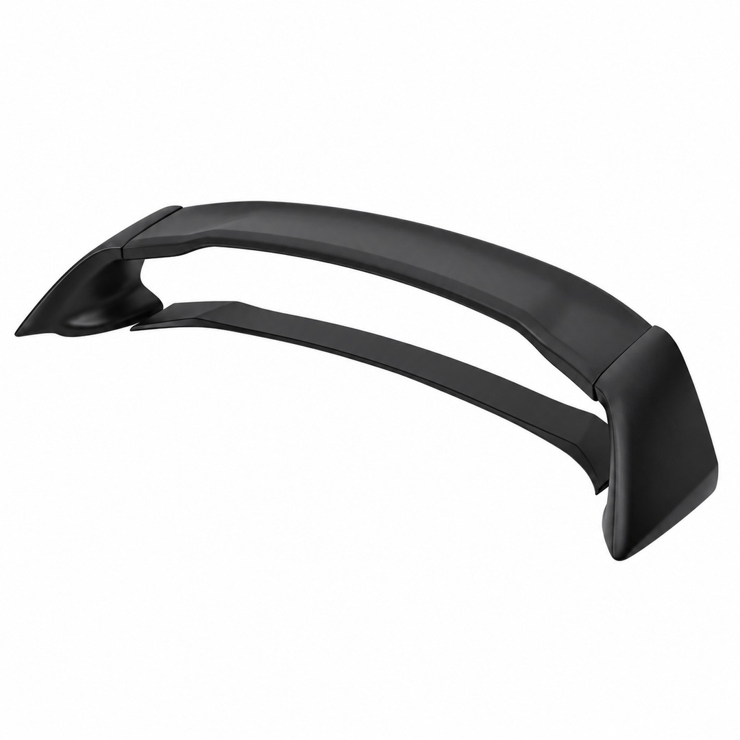 Trunk Spoiler for 2012–2015 Honda Civic Sedan – Unpainted Black ABS on white background