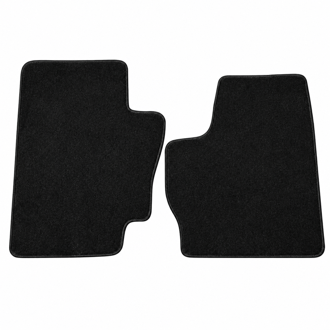 Black Nylon Floor Mat Set for 1994–2001 Dodge Ram on white background