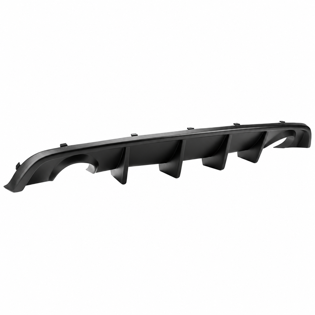 2012–2014 Dodge Charger SRT8 Black Primer Rear Diffuser on white background