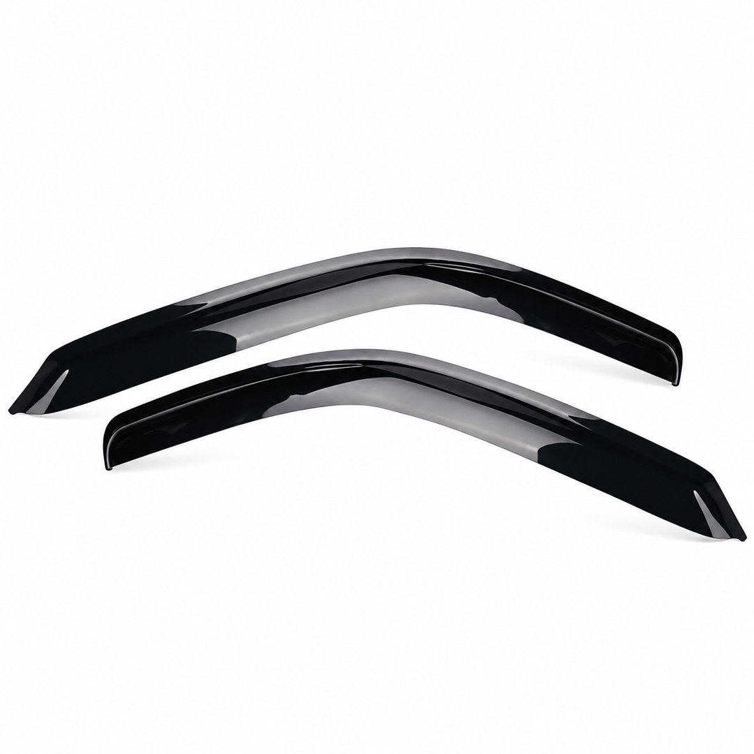 2004–2012 Chevrolet Colorado Standard Cab Smoke Window Visors — 2-Piece Set on white background