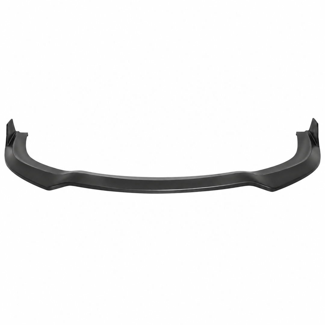 2012–2014 Chrysler 300 SRT8 Front Bumper Lip — Black Polyurethane on white background
