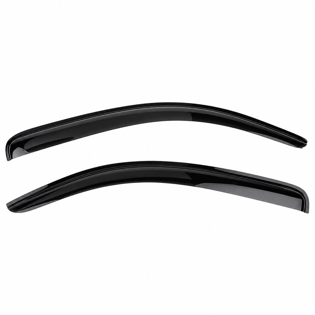Smoke Window Visors for 2016–2024 Toyota Tacoma Access Cab — Pair on white background