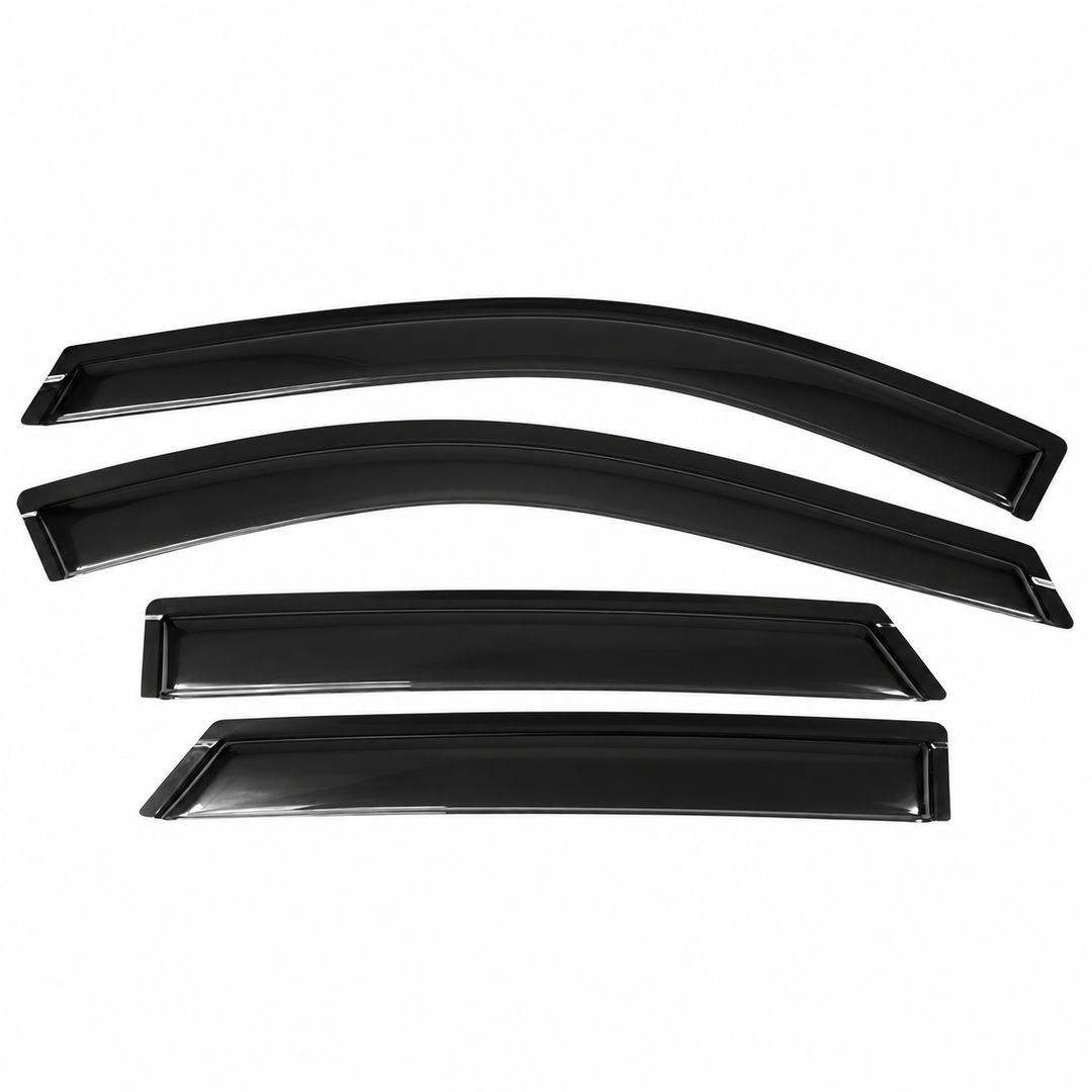4-Piece Window Visor Set for 2014–2020 Chevrolet Impala – Smoke on white background