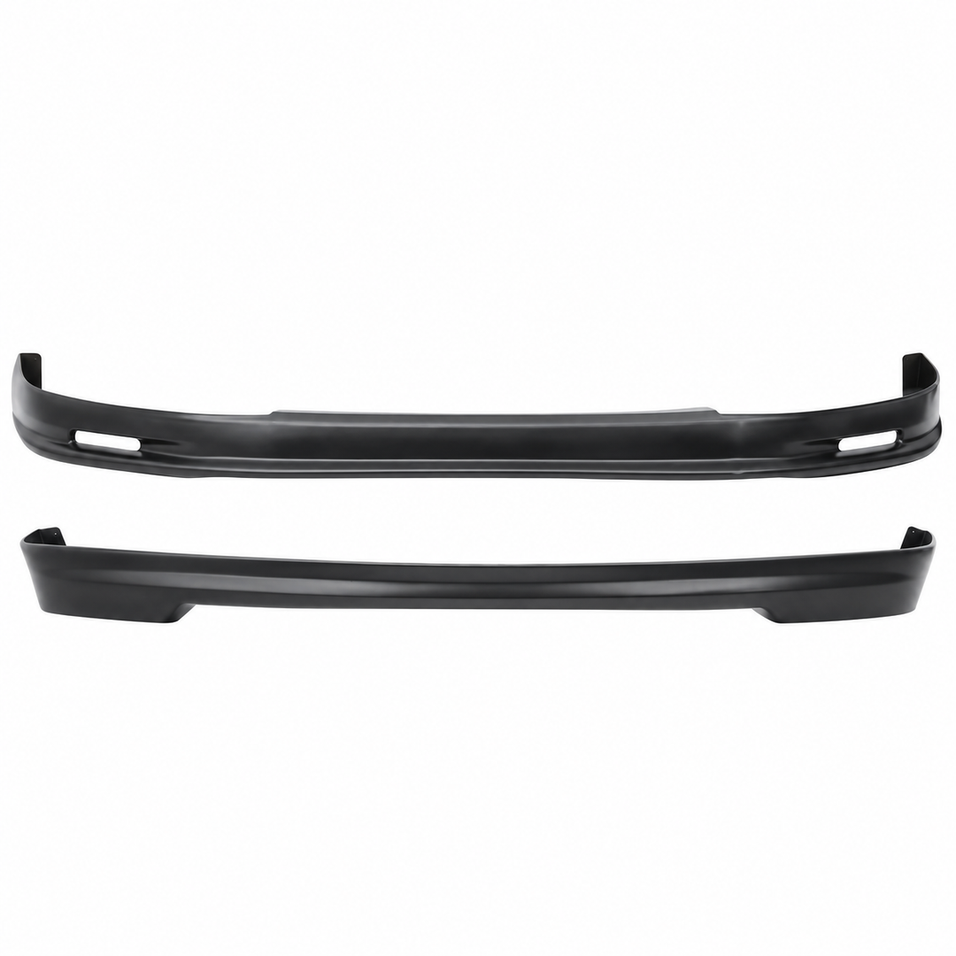 1999–2000 Honda Civic Hatchback Front & Rear Bumper Lip Kit on white background