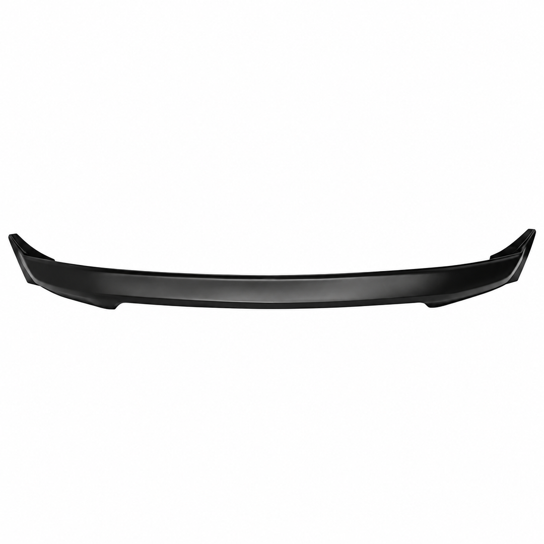 2005–2009 Ford Mustang V6 Front Bumper Lip — Black Polyurethane on white background