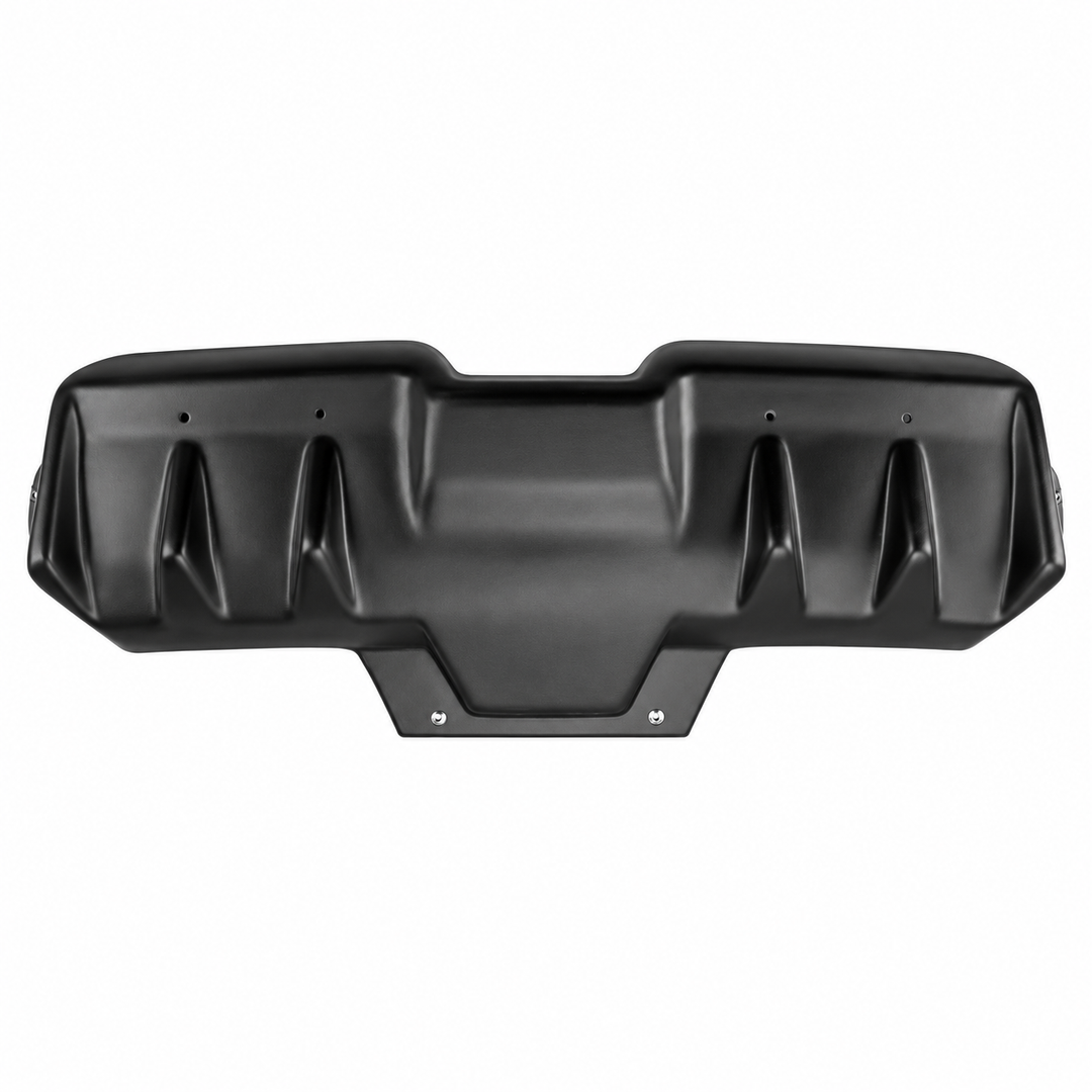 Matte Black PP Rear Diffuser for 2015–2021 Subaru WRX & STI on white background