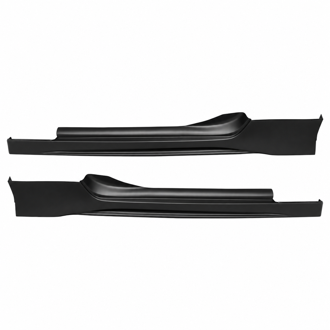 Side Skirt Pair for 2009–2020 Nissan 370Z – Unpainted Black PP on white background