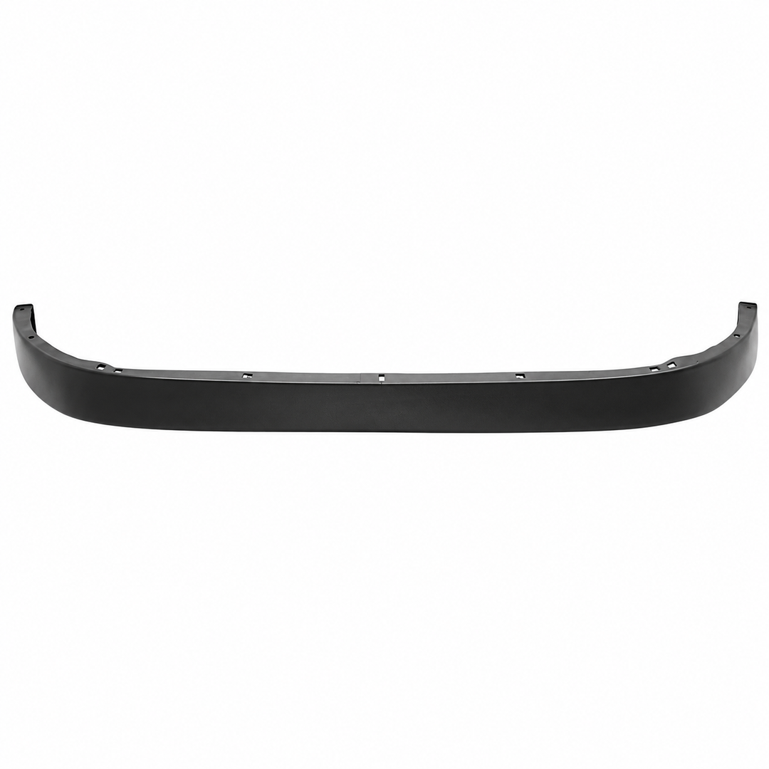 1993–1998 Toyota Supra Front Bumper Lip — Black Polyurethane on white background