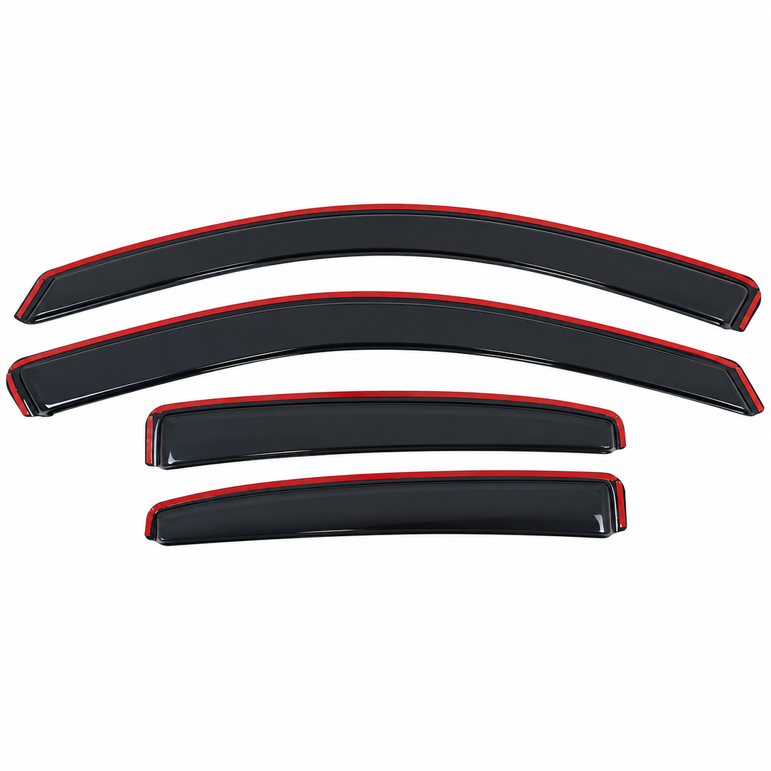 2013–2015 Malibu & 2016 Malibu Limited In-Channel Window Visors on white background