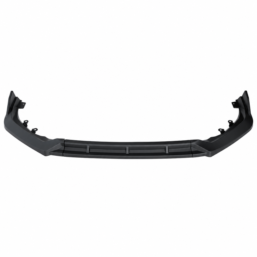 Matte Black Front Bumper Lip for 2025–2026 Honda Civic Sedan & Hatchback on white background