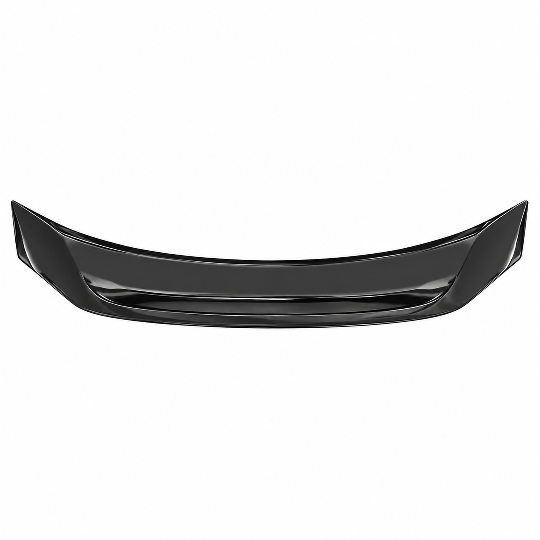 Gloss Black Trunk Spoiler for 2016–2021 Honda Civic Sedan on white background