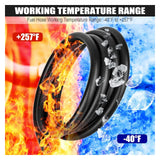 25FT Fuel Hose Line 3/8" ID Push Lock NBR Rubber SAE 30R7 300PSI - product image 5