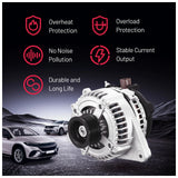 Alternator for Lexus RX330 2004 2005 2006 3.3L V6 30 A 12V 6-Groove Pulley - product image 6