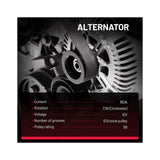 Alternators for for Dodge Journey L4 2.4L 12V 2009-2020 11440N, 11440 - product image 3
