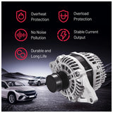 Alternators for for Dodge Journey L4 2.4L 12V 2009-2020 11440N, 11440 - product image 4