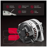 Alternator For 2014-17 Honda Odyssey 3.5l 130a 12v 6-groove Clutch Pulley - product image 4