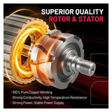 Alternator OEM 13878 For Toyota Matrix Corolla Celica MR2 2003-2008 1.8L 80A - product image 5