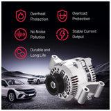 Alternator for Ford Ranger 1996-2005 2.5L 3.0L 4.0L Ford F-150 97 98-02 4.2L L4 - product image 5