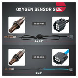 2PCS Upper+Lower Oxygen Sensor for Honda Accord 2.4L 2003 2004 2005 2006 2007 US - product image 3