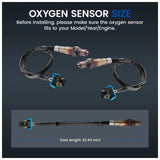 Set of 4 Oxygen Sensors for 2009 2010 2011 Buick Enclave GMC Acadia 3.6L V6 2344815 - product image 3
