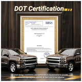 for 1999-2002 Silverado 00-06 Tahoe Black Projector Headlights+LED Bumper Lamps GM2521173 - product image 6