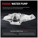 for Acura TL 3.2L 2004-2008 Timing Belt Kit Water Pump W/Tensioner Drive Belt 14520-RCA-A01 - product image 5
