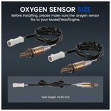 4PCS Front and Rear O2 Oxygen Sensor for 1997-2008 Ford F-150 4.6L 5.4L & E-350 - product image 3