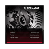 for 2013-2017 Honda Accord 2.4L L4 12V Alternator Replacement Engine Auto Part 31100-5A2-A02 - product image 2