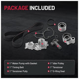 Timing Belt and Water Pump Kit with Tensioner for 00-04 Toyota Tundra 3.4L 4.7L - product image 3