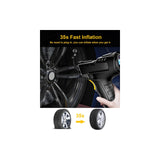 Portable Tire Inflator Air Compressor Pump 12V Rechargeable for Car Motorcycle WMGPCT3284 - product image 4
