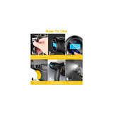 Portable Tire Inflator Air Compressor Pump 12V Rechargeable for Car Motorcycle WMGPCT3284 - product image 7