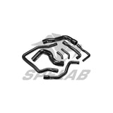 for 1989-1995 BMW E34 525i 525ix 520i M50 Black Silicone Radiator Hoses Kit - product image 2