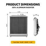 2Row Radiator+Shroud Fan for 1992-2000 Honda Civic SOL EG EG EK Integra DB AT AN67314 - product image 4