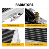 2Row Radiator+Shroud Fan for 1992-2000 Honda Civic SOL EG EG EK Integra DB AT AN67314 - product image 6
