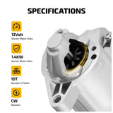 Starter for Jeep Grand Cherokee 5.7L 2005-2021 Dodge Durango 5.7L 2011-2025 17948N - product image 5
