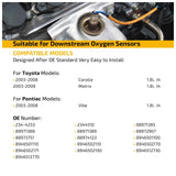 O2 Sensor Downstream for 03-08 Toyota Matrix 1.8L Pontiac Vibe 1.8L 234-4233 - product image 3